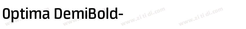 0ptima DemiBold字体转换